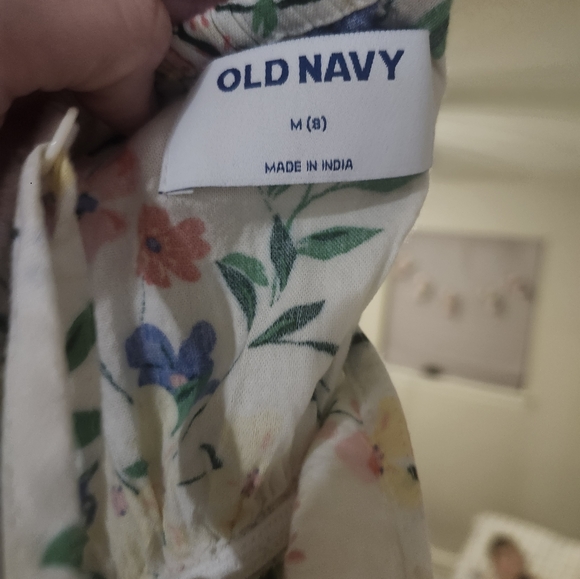 Old Navy Girls Floral Dress M 7/8 - Picture 3 of 3